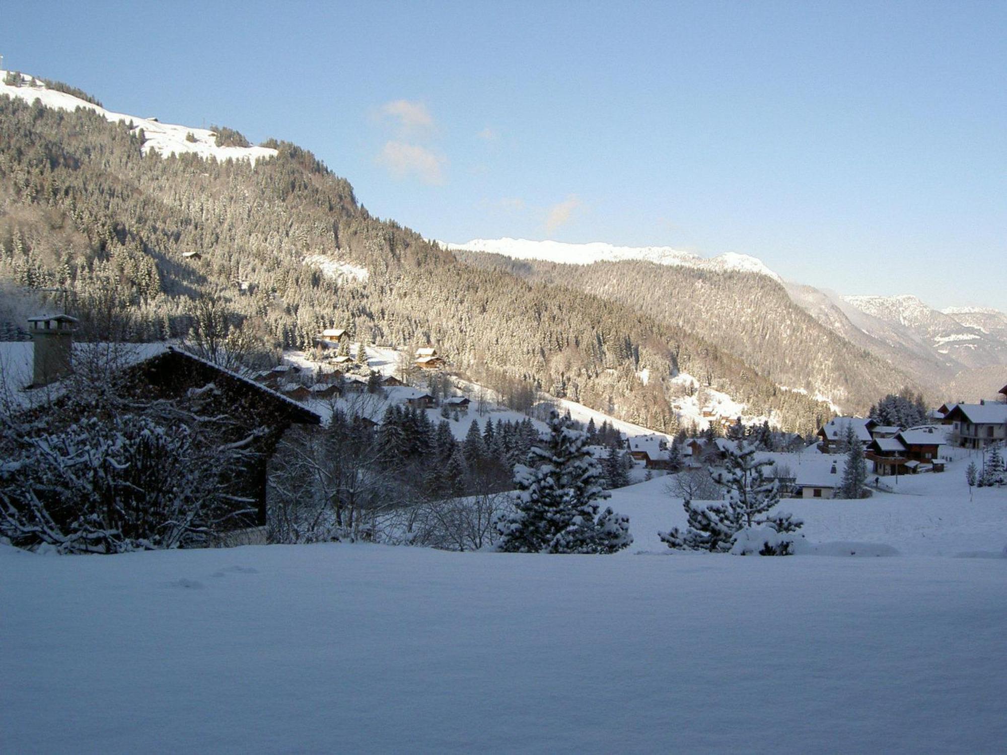 Rez De Chalet Calme Avec Terrasse - 2 Chambres, Proche Pistes A La Clusaz - Fr-1-437-10 외부 사진